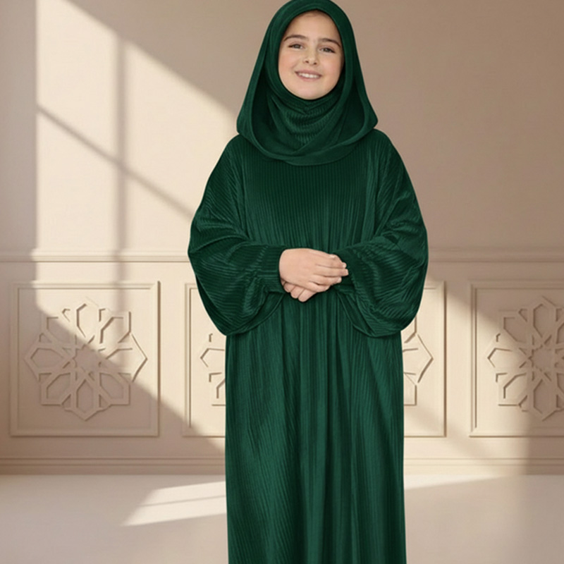 عباية مع شال للفتيات