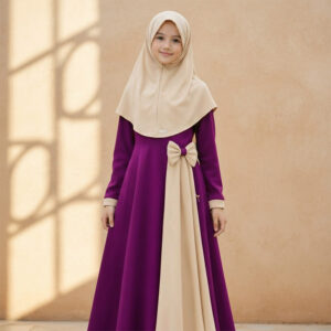 عباءة مع  خمار للفتيات